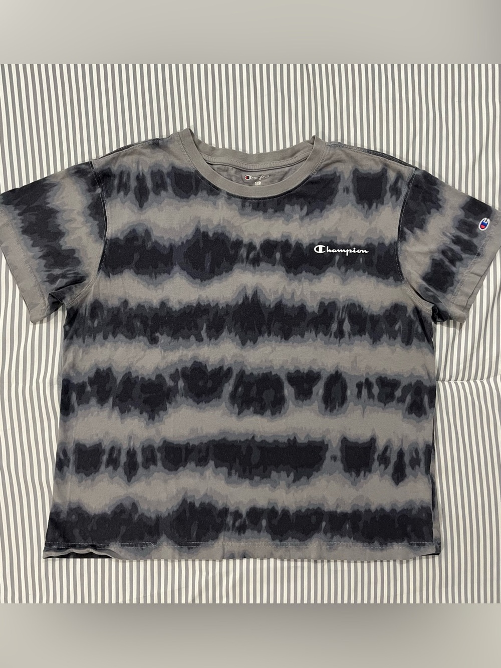 Champion Blue Tie-Dye Short Sleeve Tee